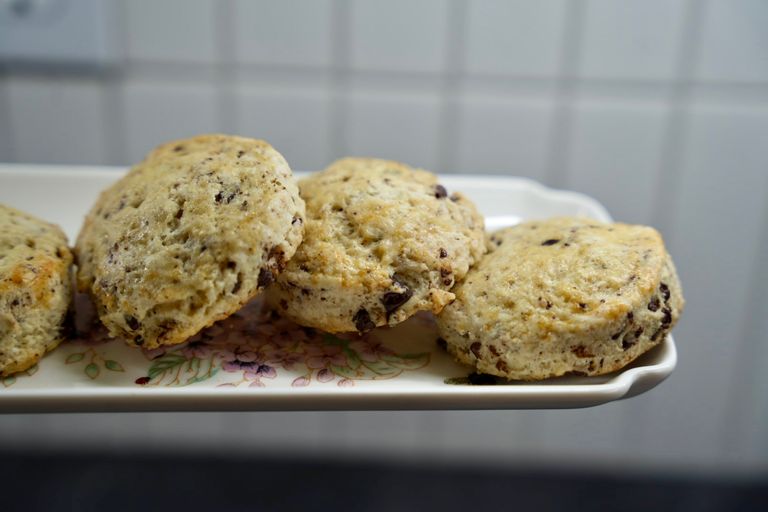 Chocolate chip scones