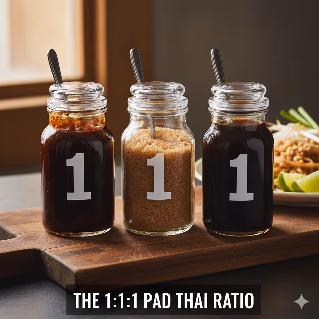 3 jars on a cutting board. 