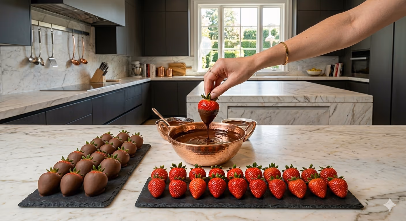 chocolate covered strawberries