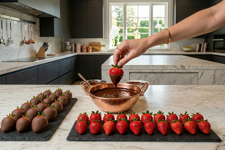 chocolate covered strawberries 