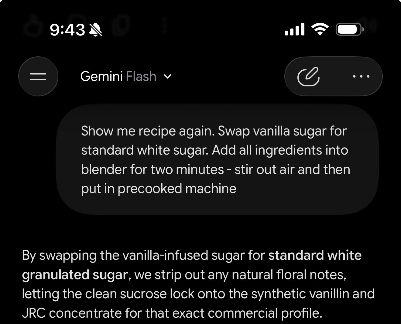 Instructing Gemini to add in instructions
